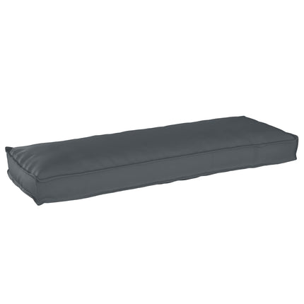 Pude Oxford stof Antracit 120 x 40 x 8 cm
