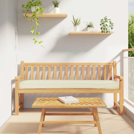 Pallet pude Oxford stof Cremefarvet 180 x 40 x 8 cm