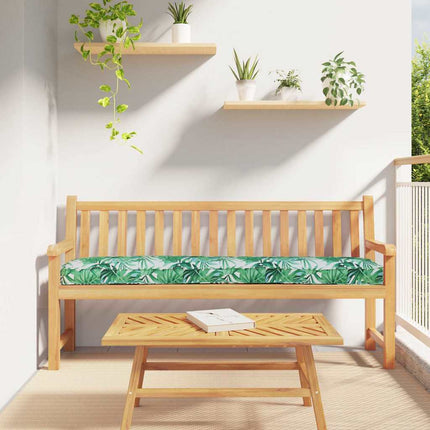 Pallet pude Grøn Blad Mønster 180 x 40 x 8 cm Oxford stof