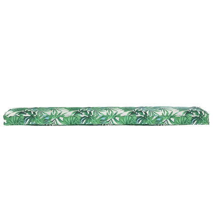 Pallet pude Grøn Blad Mønster 180 x 40 x 8 cm Oxford stof