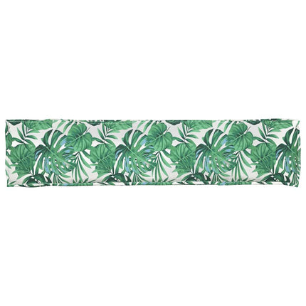 Pallet pude Grøn Blad Mønster 180 x 40 x 8 cm Oxford stof