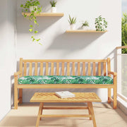 Pallet pude Blomstret Bladmønster 200 x 40 x 8 cm Oxford Stof