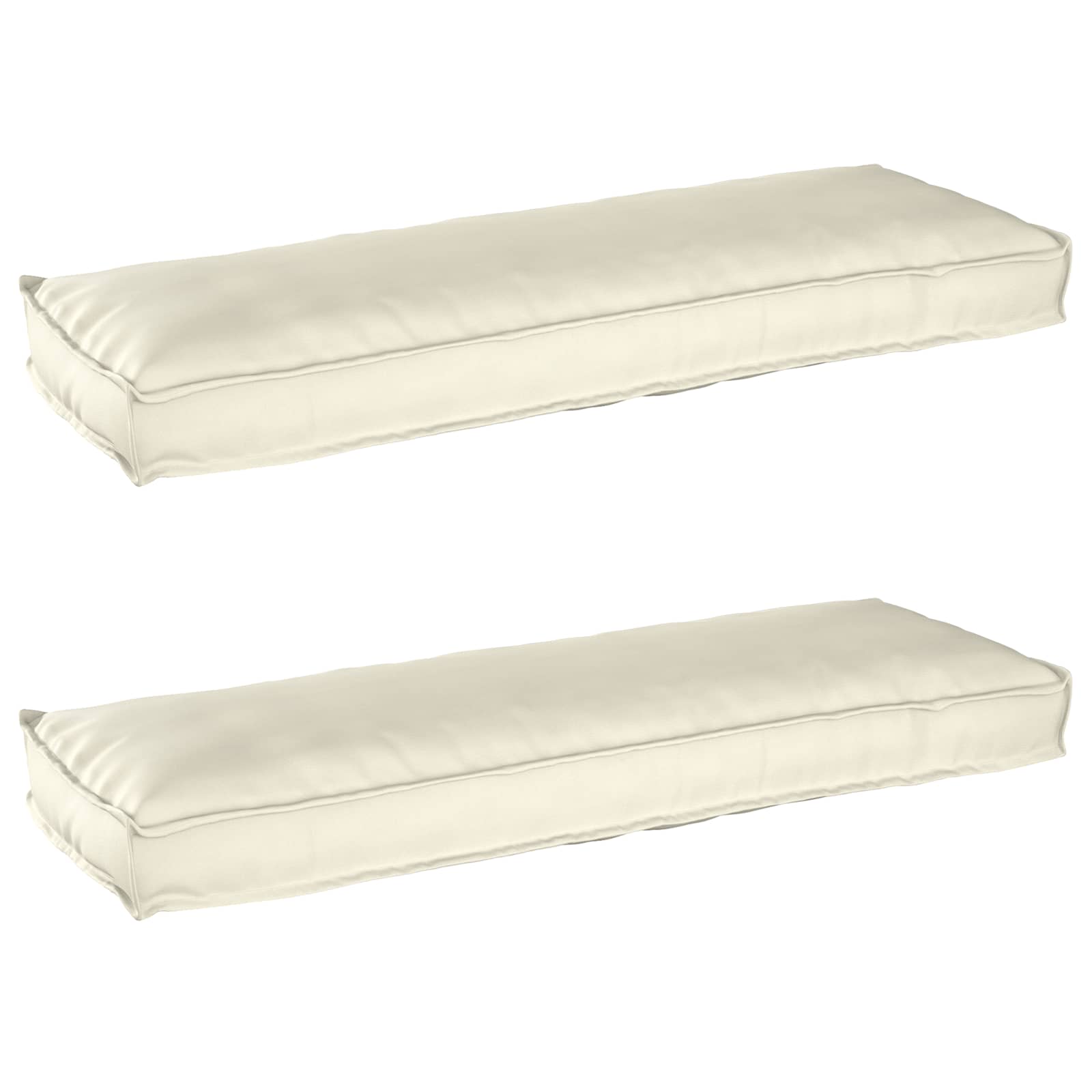 Palle Pudesæt 2 pcs Creme 120 x 40 x 8 cm Oxford Stof