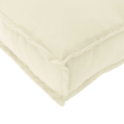 Palle Pudesæt 2 stk. Oxford Stof Creme 150 x 40 x 8 cm