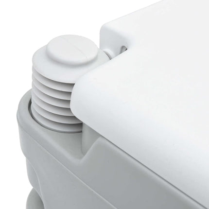 Camping toilet Grå og Hvid 41,5 x 36,5 x 30 cm Polyethylen