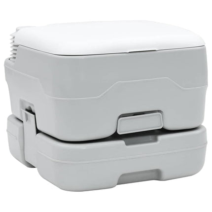 Camping toilet Grå og Hvid 41,5 x 36,5 x 30 cm Polyethylen