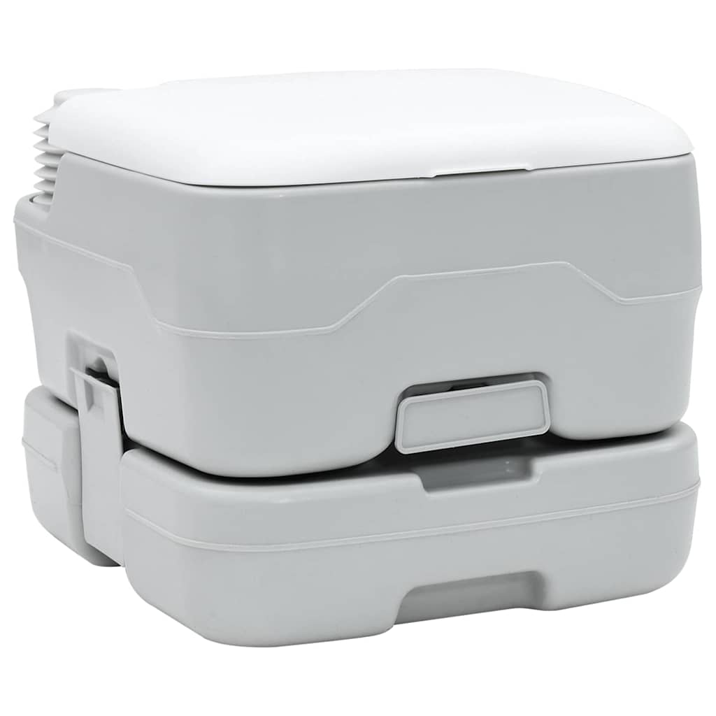 Camping toilet Grå og Hvid 41,5 x 36,5 x 30 cm Polyethylen