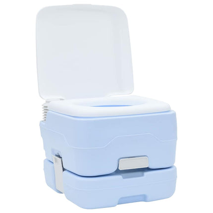 Camping toilet Lyseblå og Hvid 41,5 x 36,5 x 30 cm Polyethylen