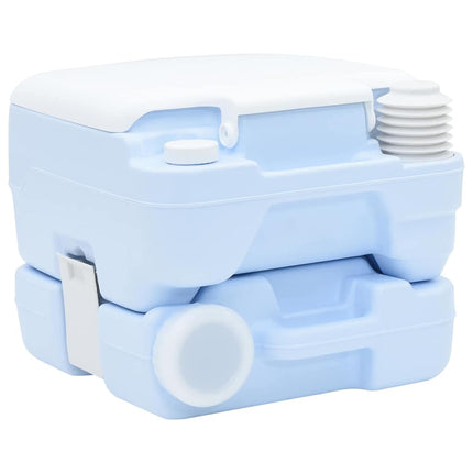Camping toilet Lyseblå og Hvid 41,5 x 36,5 x 30 cm Polyethylen