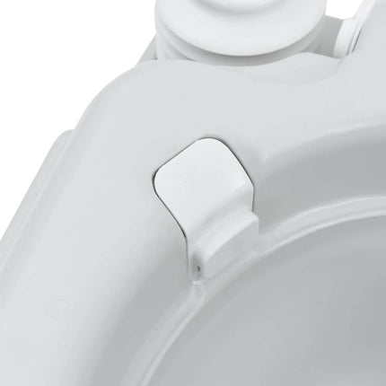 Camping toilet Grå og Hvid 41,5 x 36,5 x 42 cm Polyethylen