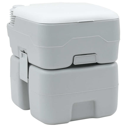 Camping toilet Grå og Hvid 41,5 x 36,5 x 42 cm Polyethylen