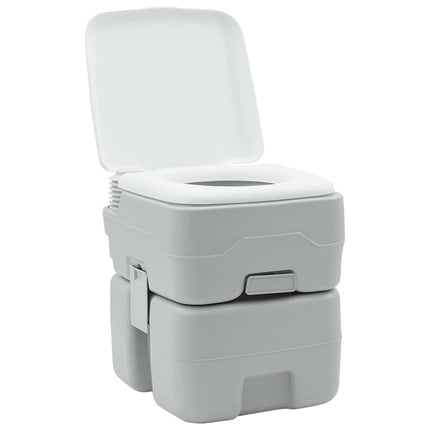 Camping toilet Grå og Hvid 41,5 x 36,5 x 42 cm Polyethylen