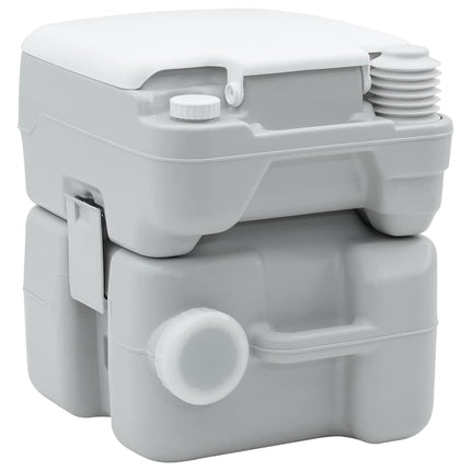 Camping toilet Grå og Hvid 41,5 x 36,5 x 42 cm Polyethylen
