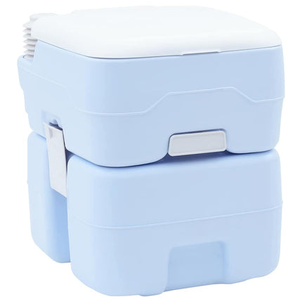 Camping toilet Lyseblå og Hvid 41,5 x 36,5 x 42 cm Polyethylen