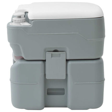 Camping toilet Grå 41,5 x 36,5 x 42 cm Høj-densitet Polyethylen
