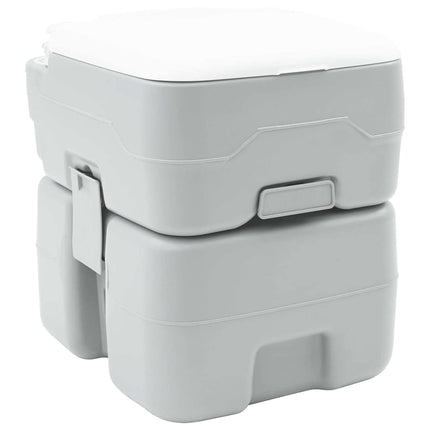 Camping toilet Grå 41,5 x 36,5 x 42 cm Høj-densitet Polyethylen