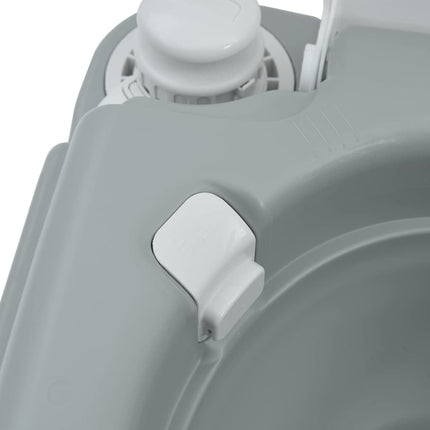 Camping toilet Grå og Hvid 41,5 x 36,5 x 37,5 cm Polyethylen