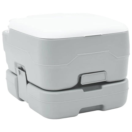 Camping toilet Grå og Hvid 41,5 x 36,5 x 30 cm Polyethylen