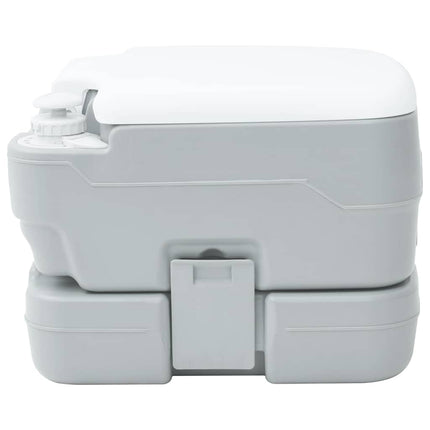Camping toilet Grå og Hvid 41,5 x 36,5 x 30 cm Polyethylen