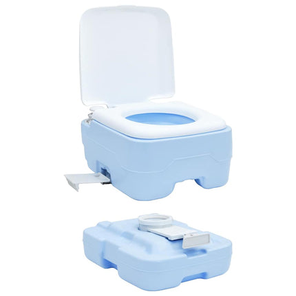 Camping toilet Lyseblå og Hvid 41,5 x 36,5 x 30 cm Polyethylen