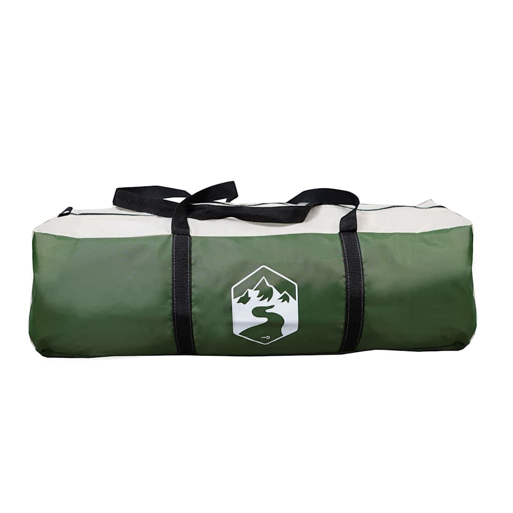 Tipi telt med tag med opbevaring Grøn 400 x 346 x 250 cm taft