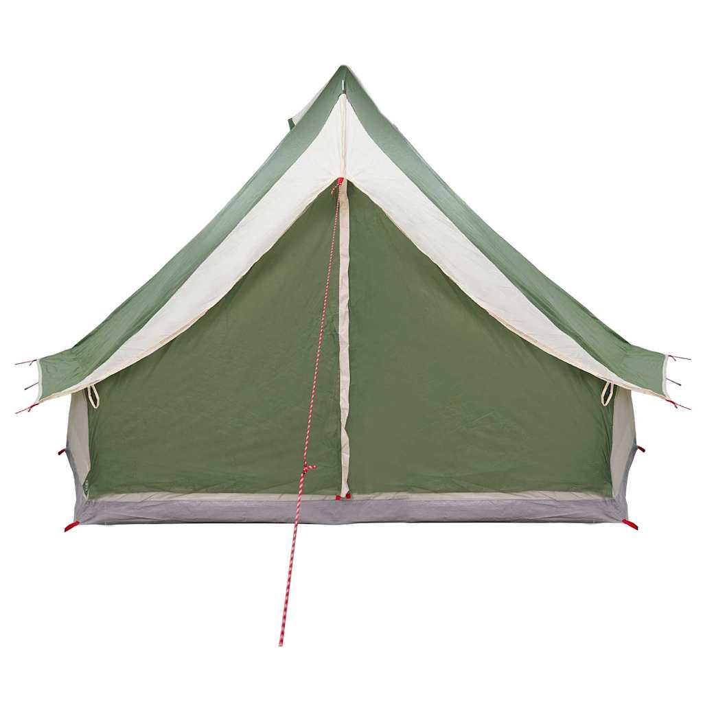 Tipi telt med tag med opbevaring Grøn 400 x 346 x 250 cm taft