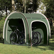 Cykelopbevaringstelt med tag Grøn 218 x 156 x 180 cm