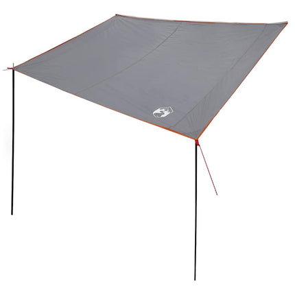 Vandafvisende Tarp Grå og orange 240 x 350 cm taft Vandtæt