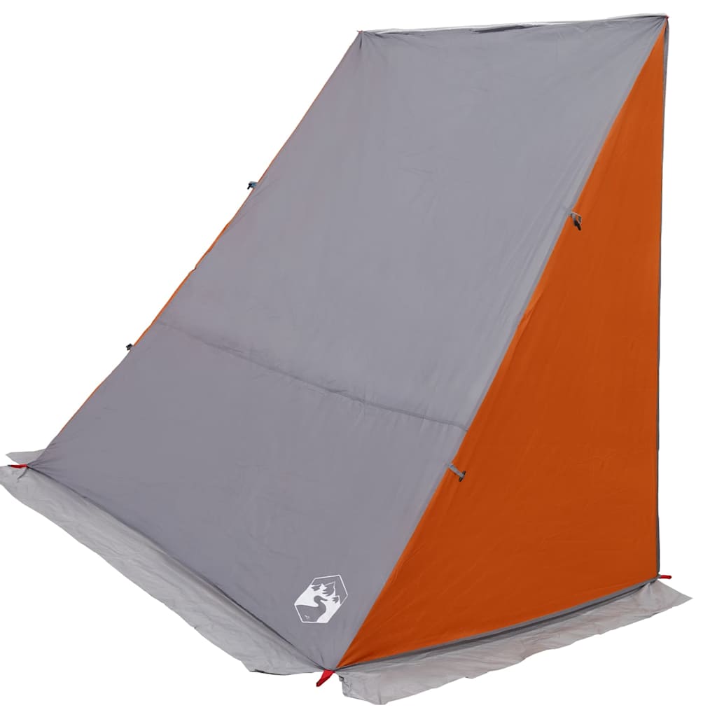 Bagklapstelt med tag Grå og orange 190 x 150 x 185 cm taft