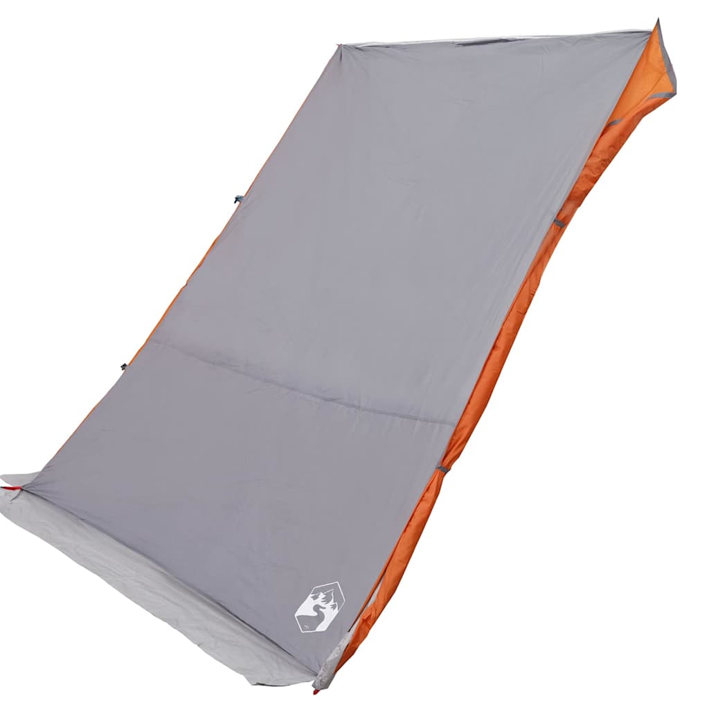 Bagklapstelt med tag Grå og orange 190 x 150 x 185 cm taft