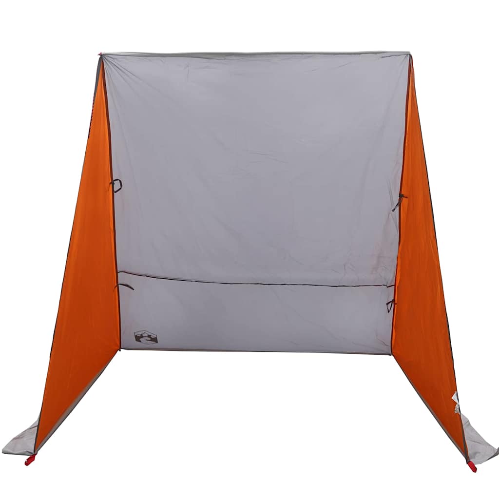Bagklapstelt med tag Grå og orange 190 x 150 x 185 cm taft