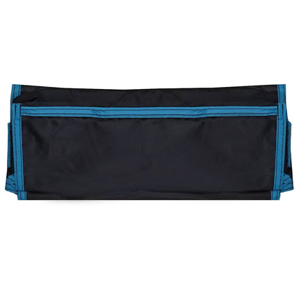 Opbevaringspose med opbevaring Sort og Blå 140 x 43 cm oxford