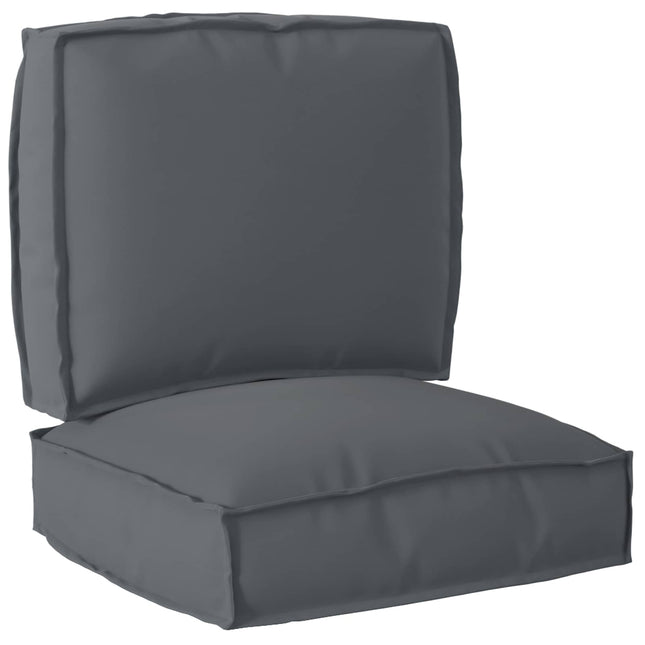 Palle Pudesæt Oxford stof Antracit 50 x 50 x 12 cm