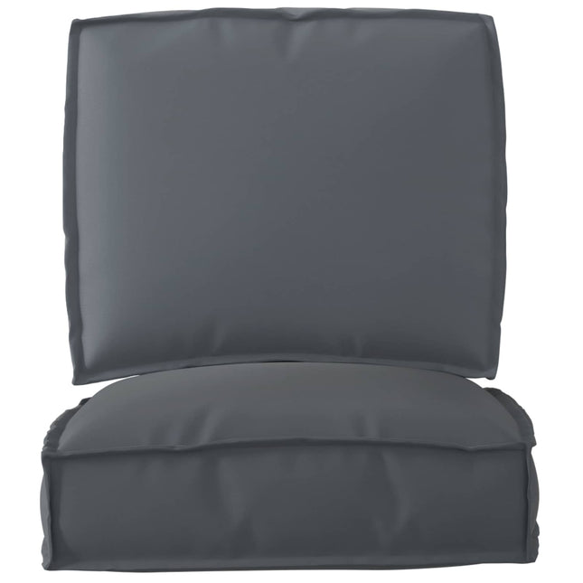 Palle Pudesæt Oxford stof Antracit 50 x 50 x 12 cm