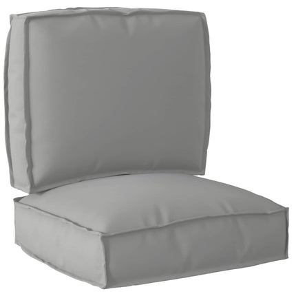 Palle Pudesæt 2 pcs Grå 50 x 50 x 12 cm Oxford stof