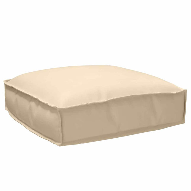 Palle Pudesæt Oxford stof Beige 50 x 50 x 12 cm