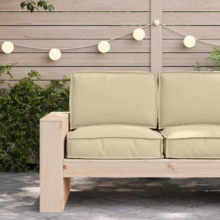 Palle Pudesæt Oxford stof Beige 60 x 60 x 52 cm