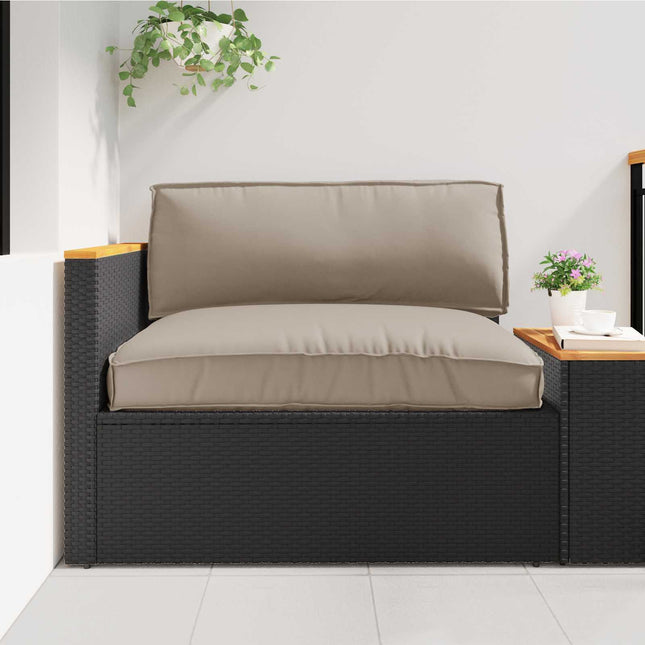 Palle Pudesæt 2 pcs Gråbrun Oxford stof