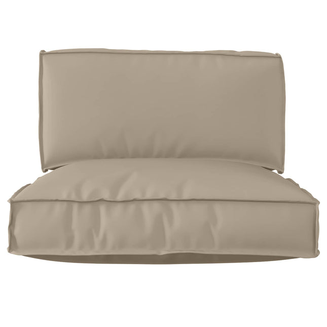 Palle Pudesæt 2 pcs Gråbrun Oxford stof