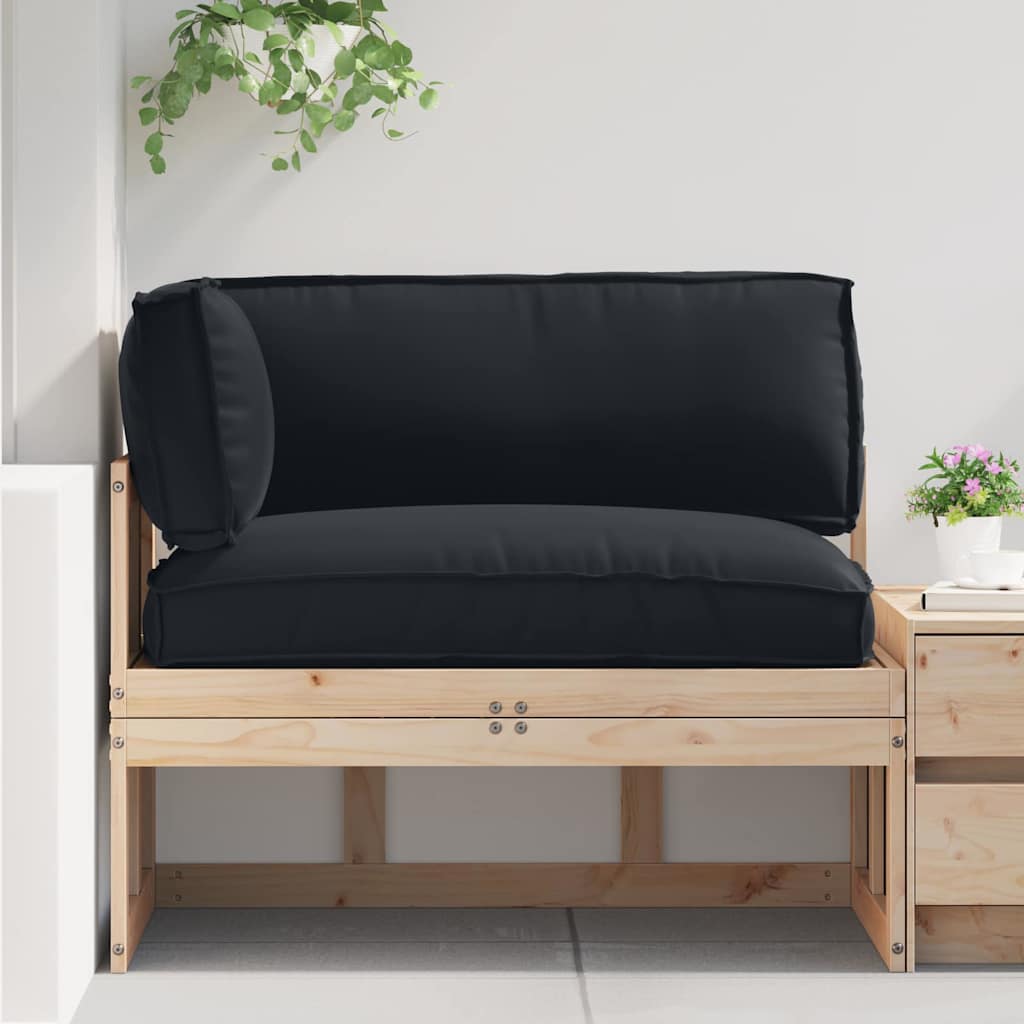 Palle Pudesæt 3 pcs Sort Oxford stof