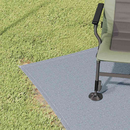 Telt tæppe Blå og grå 200 x 200 cm Polyethylen
