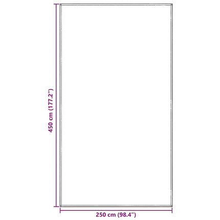Telt tæppe Blå og grå 450 x 250 cm Polyethylen