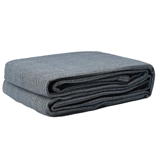 Telt tæppe Blå og grå 500 x 250 cm Polyethylen