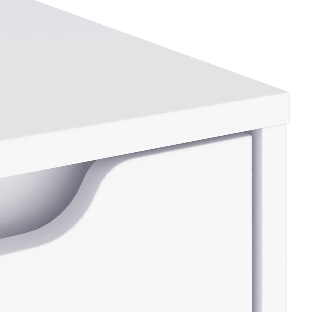 skænk VISNES 60x40x73 cm konstrueret træ hvid