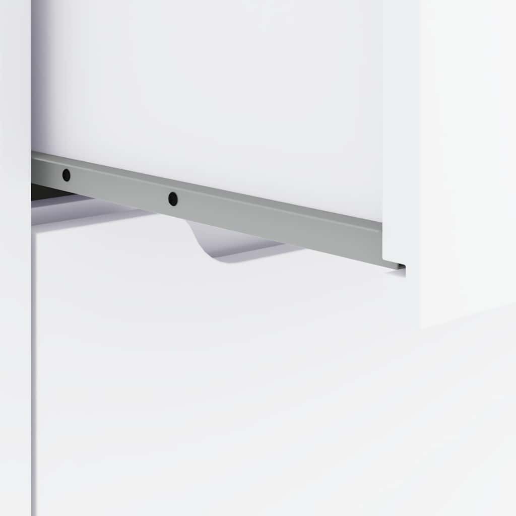 skænk VISNES 60x40x73 cm konstrueret træ hvid