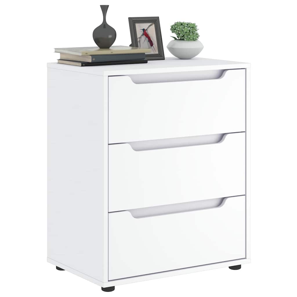 skænk VISNES 60x40x73 cm konstrueret træ hvid