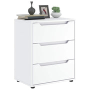 skænk VISNES 60x40x73 cm konstrueret træ hvid