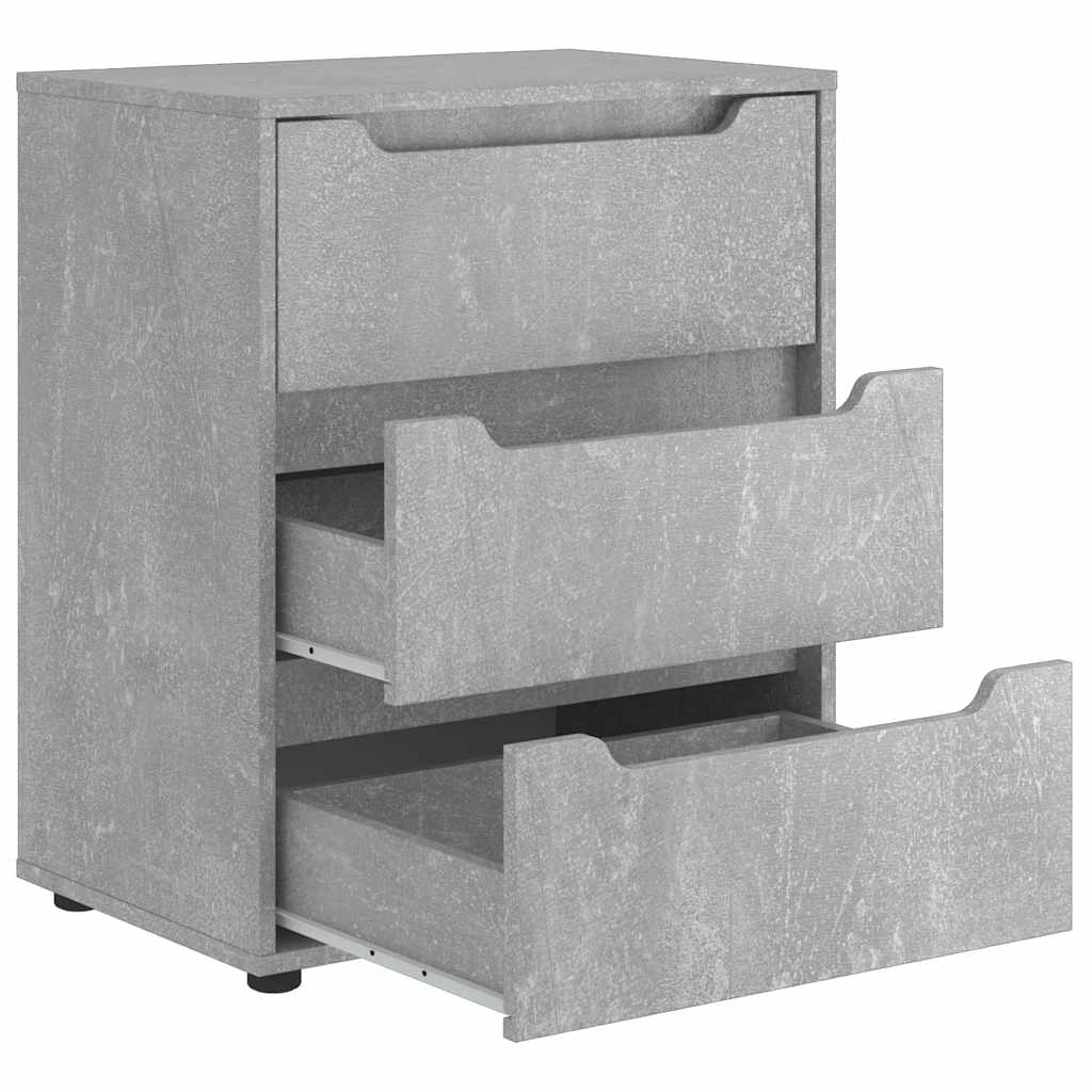 skænk VISNES 60x40x73 cm konstrueret træ betongrå