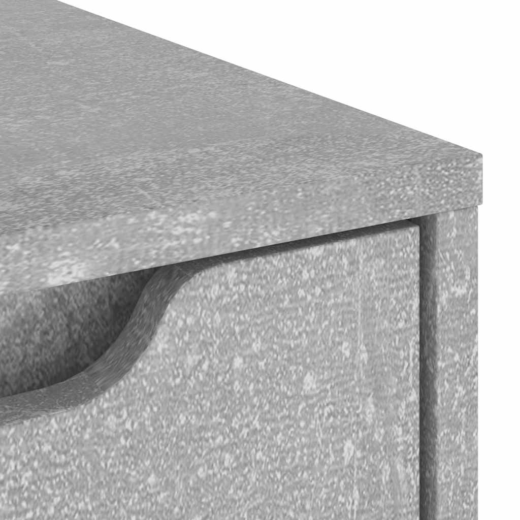 skænk VISNES 60x40x73 cm konstrueret træ betongrå