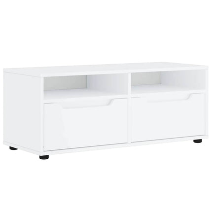 tV-bord VISNES 100x40x38 cm konstrueret træ hvid